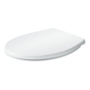 Duravit Cuvette WC ovale avec abattant, 45,2 cm, Uni, blanc, Scha. ES