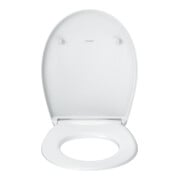 Duravit Cuvette WC ovale avec abattant, 45,2 cm, Uni, blanc, Scha. ES-2