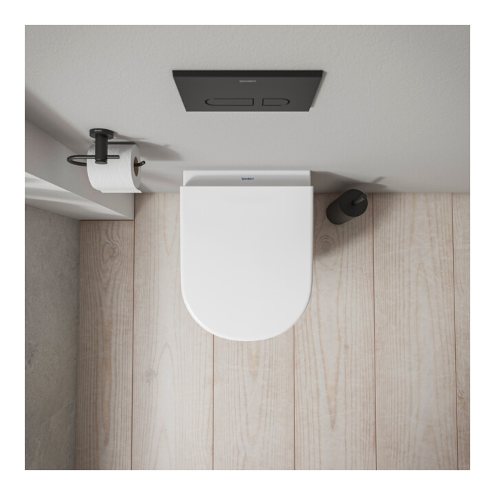 Duravit D-Code Abattant WC sans frein de chute, amovible, blanc