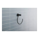 Duravit D-Code Anneau à Serviette 16,9x18,2x6,7 cm, noir mat