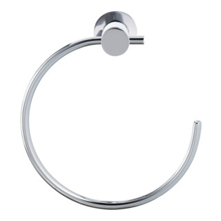 Duravit D-Code Anneau porte-serviettes 16,9x18,2x6,7 cm, chrome