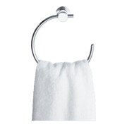 Duravit D-Code Anneau porte-serviettes 16,9x18,2x6,7 cm, chrome-2