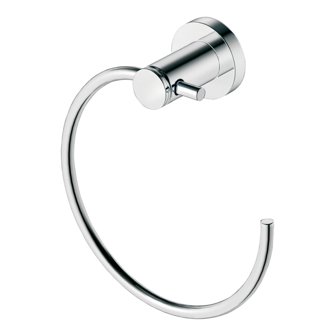 Duravit D-Code Anneau porte-serviettes 16,9x18,2x6,7 cm, chrome