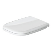 Duravit D-Code Compact Abattant WC sans frein de chute, charnières inox, blanc