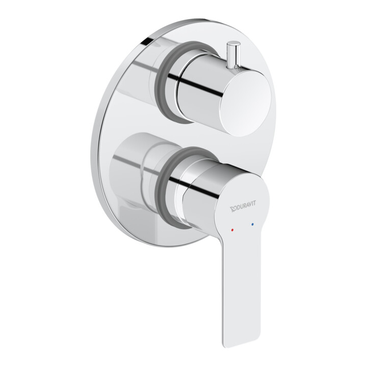 Duravit D-Code Mitigeur monocommande encastré pour baignoire, 19 l, chrome
