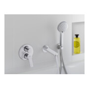 Duravit D-Code Mitigeur monocommande encastré pour baignoire, 19 l, chrome-4