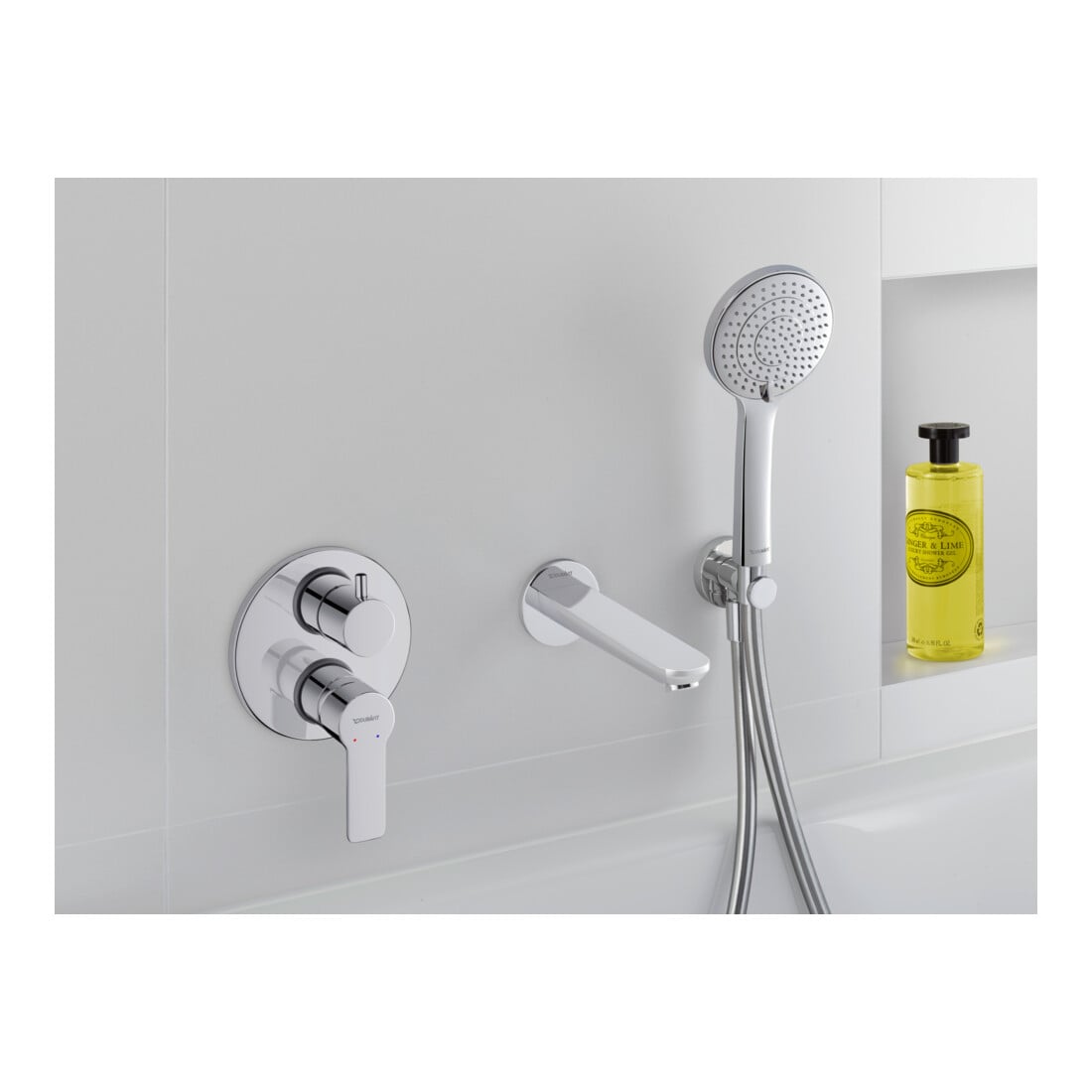 Duravit D-Code Mitigeur monocommande encastré pour baignoire, 19 l, chrome