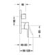 Duravit D-Code Mitigeur monocommande encastré pour baignoire, céramique, 22,5 l, noir mat
