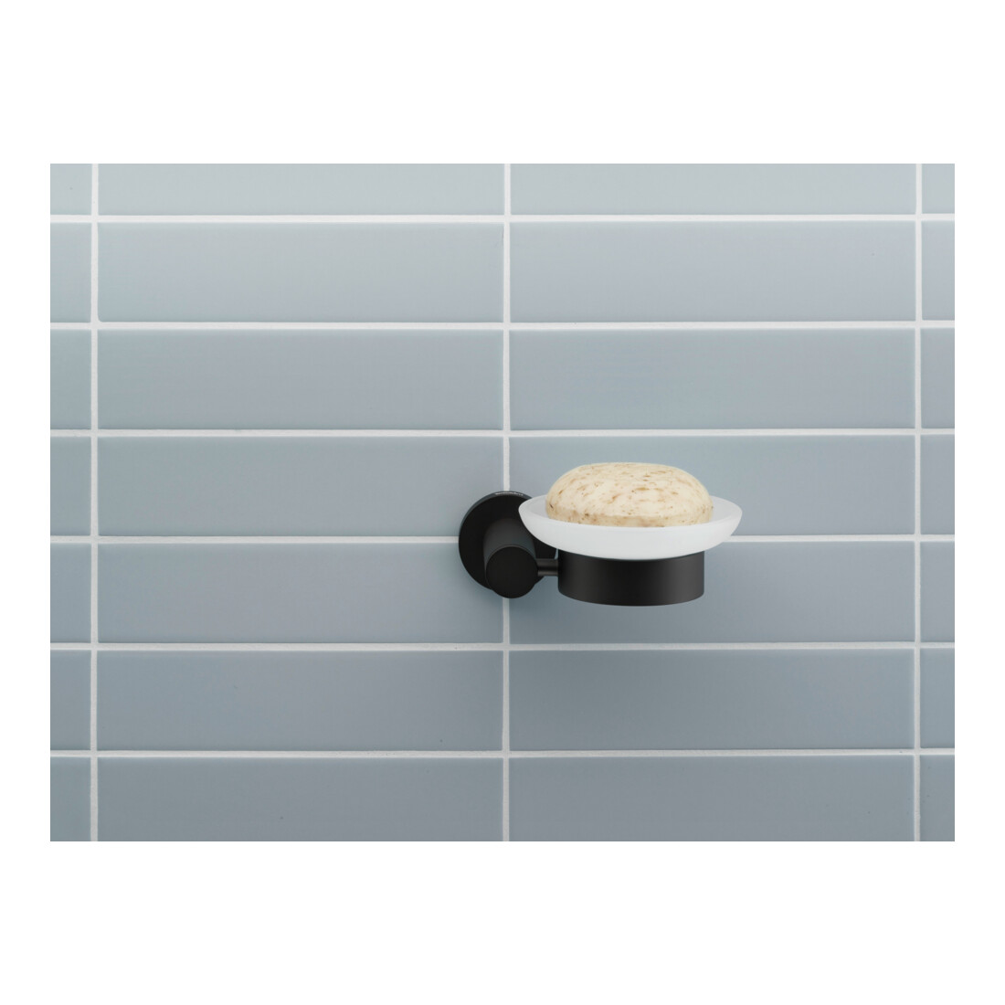 Duravit D-Code Porte-savon 13,5x12 cm, céramique blanche mate