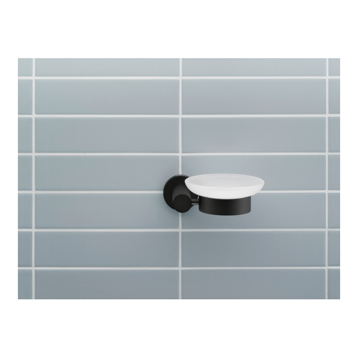 Duravit D-Code Porte-savon 13,5x12 cm, céramique blanche mate