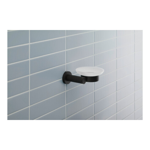 Duravit D-Code Porte-savon 13,5x12 cm, céramique blanche mate