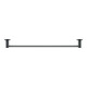 Duravit D-Code Porte-serviettes 64,8x4,8x8 cm, noir mat, mural-1