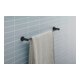 Duravit D-Code Porte-serviettes 64,8x4,8x8 cm, noir mat, mural-2