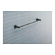 Duravit D-Code Porte-serviettes 64,8x4,8x8 cm, noir mat, mural-4