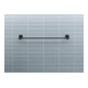 Duravit D-Code Porte-serviettes 64,8x4,8x8 cm, noir mat, mural-5