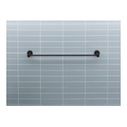 Duravit D-Code Porte-serviettes 64,8x4,8x8 cm, noir mat, mural-5