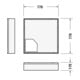 Duravit D-Code Receveur de douche Quadrat 80x80x8,5 cm, blanc