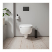 Duravit D-Code WC suspendu, cuvette à chasse profonde, abattant avec frein de chute, sans bride, blanc-5