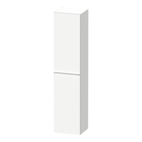 Duravit D-Neo Armoire haute 40x36 cm, 1 porte, 5 étagères, à droite, chrome/blanc mat