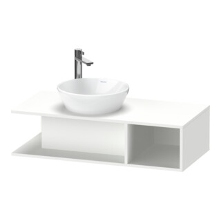 Duravit D-Neo Compact Meuble sous lavabo 100x48 cm, blanc mat, 1 tiroir, 1 tablette, suspendu
