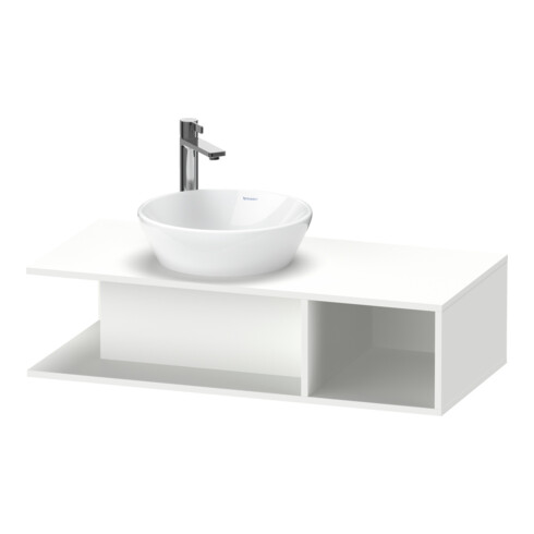 Duravit D-Neo Compact Meuble sous lavabo 100x48 cm, blanc mat, 1 tiroir, 1 tablette, suspendu
