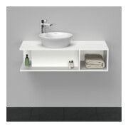 Duravit D-Neo Compact Meuble sous lavabo 100x48 cm, blanc mat, 1 tiroir, 1 tablette, suspendu-3