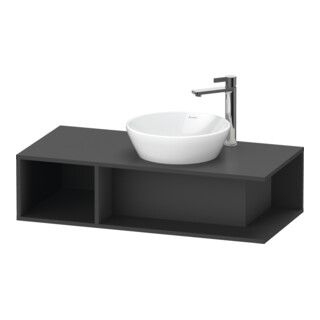 Duravit D-Neo Compact Meuble sous lavabo 100x48 cm, gris, 1 tiroir, 1 porte, suspendu