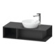 Duravit D-Neo Compact Meuble sous lavabo 100x48 cm, gris, 1 tiroir, 1 porte, suspendu-1