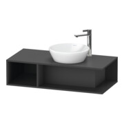 Duravit D-Neo Compact Meuble sous lavabo 100x48 cm, gris, 1 tiroir, 1 porte, suspendu