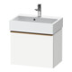 Duravit D-Neo Compact Meuble sous-lavabo 58,4x37,2x44cm, 1 tiroir, wd, bronze mat/blanc-1