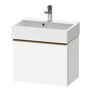 Duravit D-Neo Compact Meuble sous-lavabo 58,4x37,2x44cm, 1 tiroir, wd, bronze mat/blanc