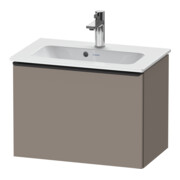 Duravit D-Neo Compact Meuble sous lavabo 61x37,2 cm, noir/Bas ma, 1 tiroir, suspendu-1