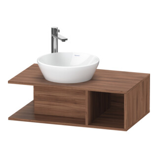 Duravit D-Neo Compact Meuble sous lavabo 80x48 cm, N N, 1 tiroir, 1 tablette, suspendu