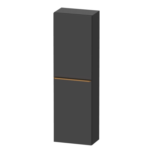 Duravit D-Neo Demi-colonne 40x24 cm, 1 porte, 4 étagères, à droite, b chêne/gris ma