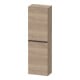 Duravit D-Neo Demi-colonne 40x24 cm, 1 porte, 4 étagères, à droite, blanc/ivoire marbré-1