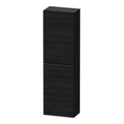 Duravit D-Neo Demi-colonne 40x24 cm, 1 porte, 4 étagères, à droite, noir/blanc œuf