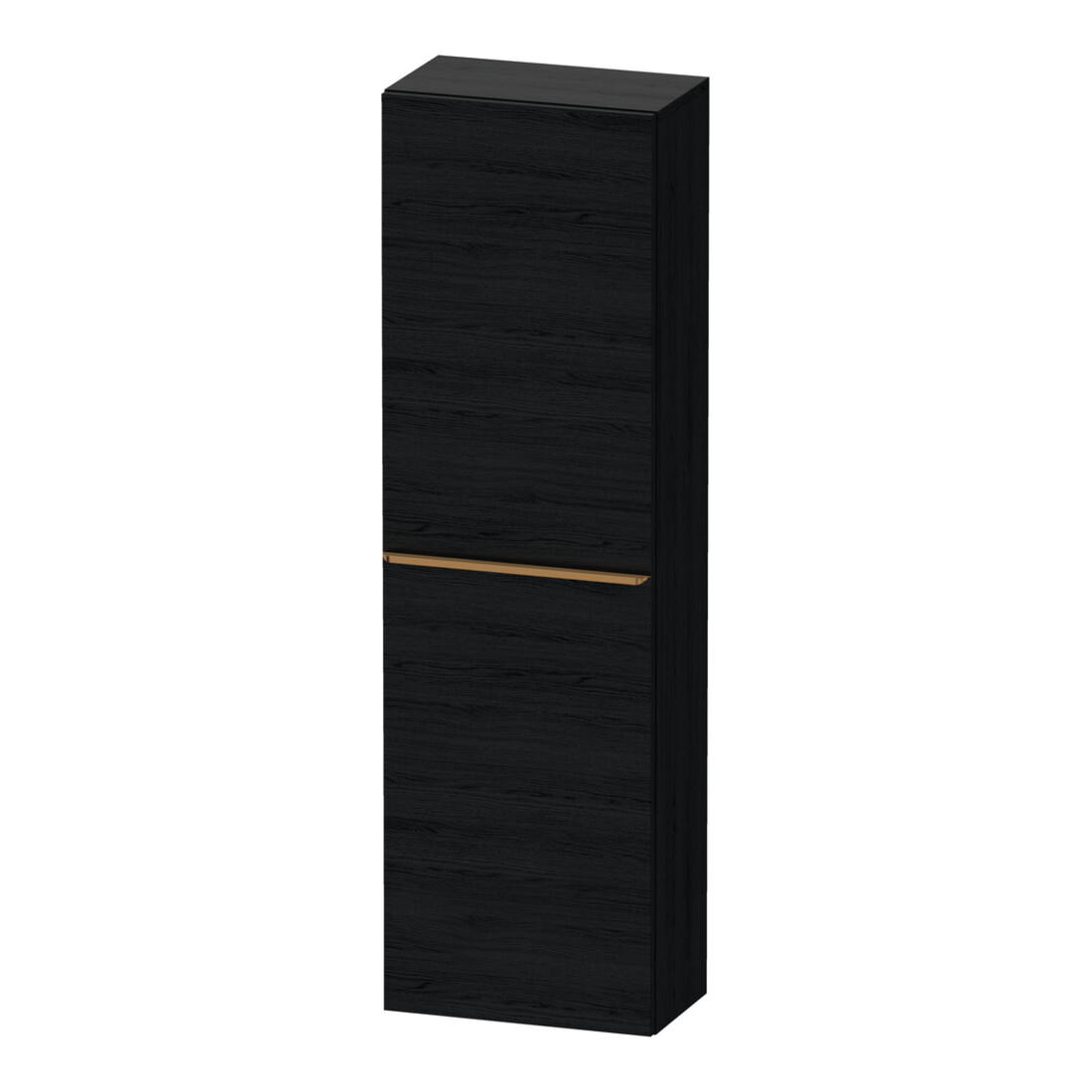 Duravit D-Neo Demi-colonne 40x24 cm, 1 porte, 4 étagères, à gauche, blanc brillant/ivoire mat