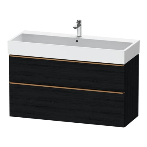 Duravit D-Neo Meuble sous lavabo 118,4x44,2 cm, b chêne/blanc, 1 porte, 1 tiroir