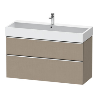Duravit D-Neo Meuble sous lavabo 118,4x44,2 cm, chêne/lin, 1 porte, 1 tiroir