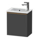 Duravit D-Neo Meuble sous lavabo 41x27,4x44cm, 1 tiroir, An R, b geb/Gra ma-1