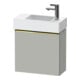 Duravit D-Neo Meuble sous lavabo 48,4x22,2x44 cm, 1 porte, à droite, gris poli/mat-1