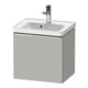 Duravit D-Neo meuble sous-lavabo 48,4x37,2x44 cm, 1 tiroir, suspendu, chrome/béton mat-1