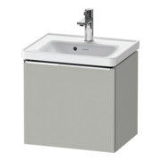 Duravit D-Neo meuble sous-lavabo 48,4x37,2x44 cm, 1 tiroir, suspendu, chrome/béton mat