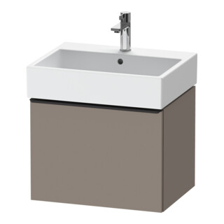 Duravit D-Neo Meuble sous-lavabo 58,4x44,2 cm, noir/Bas ma, 1 tiroir, suspendu