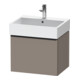 Duravit D-Neo Meuble sous-lavabo 58,4x44,2 cm, noir/Bas ma, 1 tiroir, suspendu-1