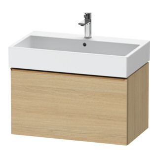 Duravit D-Neo Meuble sous lavabo 78,4x44,2 cm, blanc, 1 tiroir, suspendu