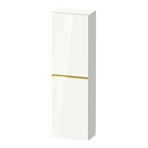Duravit Demi-colonne D-Neo 40x24 cm, 1 porte, 4 étagères, à gauche, blanc poli/brillant