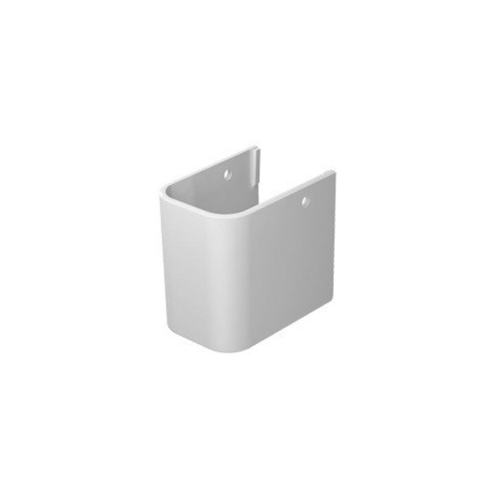 Duravit Demi-colonne Happy D.2 21x31 cm, blanc