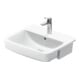 Duravit Demi-lavabo encastré No. 1 55x46 cm, EB v ob, m HL, ÜL, HLB, blanc-1