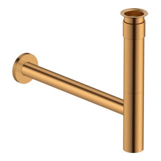 Duravit Design-Siphon für Waschtische, Bronze gebürstet